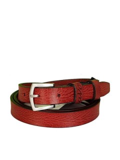 Lavor 1-116 Δερμάτινη Γυναικεία Ζώνη σε Μπορντό χρώμα 120cm