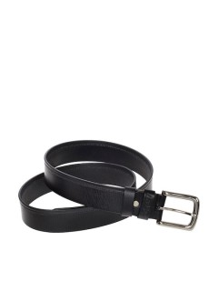 Lavor 1-122 Φαρδιά Ανδρική Ζώνη Δερμάτινη Μαύρη 120cm