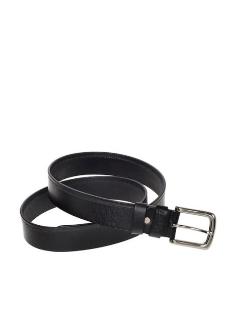 Lavor 1-122 Φαρδιά Ανδρική Ζώνη Δερμάτινη Μαύρη 130cm