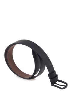 Lavor 1-123 Ανδρική Ζώνη Δερμάτινη Μαύρη 120cm