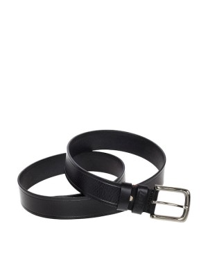 Lavor 1-123 Ανδρική Ζώνη Δερμάτινη Μαύρη 120cm