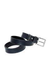 Lavor 1-140 Ανδρική Ζώνη Δερμάτινη Navy Μπλε 130cm