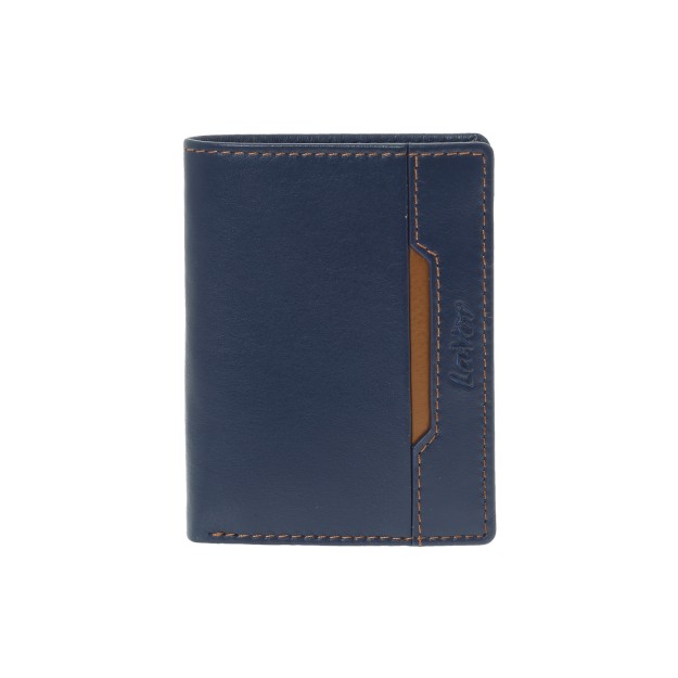 Lavor 1-6179 Δερμάτινο Ανδρικό Πορτοφόλι με RFID Μπλε