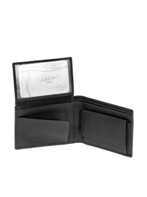 Lavor 1-7130 Δερμάτινο Ανδρικό Πορτοφόλι Μαύρο