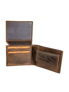 Lavor 1-7130 Δερμάτινο Ανδρικό Πορτοφόλι Καφέ