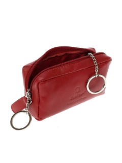 Lavor 1-7222 Μικρό Δερμάτινο Γυναικείο Πορτοφόλι Κερμάτων Κόκκινο