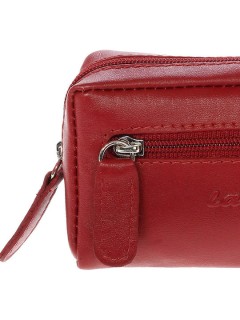 Lavor 1-7222 Μικρό Δερμάτινο Γυναικείο Πορτοφόλι Κερμάτων Κόκκινο