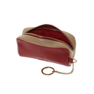 Lavor 1-6177 Μικρό Δερμάτινο Γυναικείο Πορτοφόλι με RFID Κόκκινο