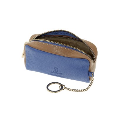 Lavor 1-6177 Μικρό Δερμάτινο Γυναικείο Πορτοφόλι με RFID Γαλάζιο