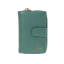 Lavor 1-6176 Μικρό Δερμάτινο Γυναικείο Πορτοφόλι με RFID Μέντα