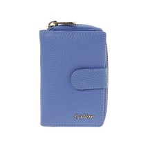 Lavor 1-6176 Μικρό Δερμάτινο Γυναικείο Πορτοφόλι με RFID Γαλάζιο