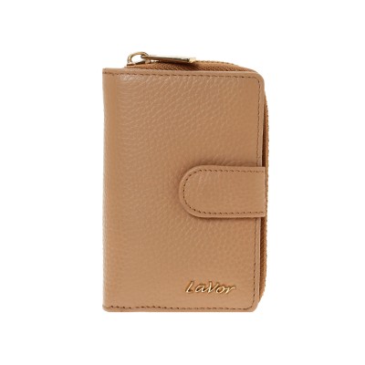 Lavor 1-6176 Μικρό Δερμάτινο Γυναικείο Πορτοφόλι με RFID Nude