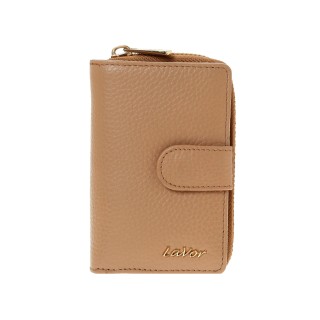 Lavor 1-6176 Μικρό Δερμάτινο Γυναικείο Πορτοφόλι με RFID Nude