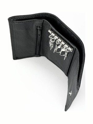 Lavor 1-7244 Κλειδοθήκη Δέρμα Unisex Μαύρο