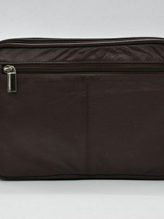 Lavor 1-40 Δερμάτινη Ανδρική Τσάντα Χειρός Καφέ