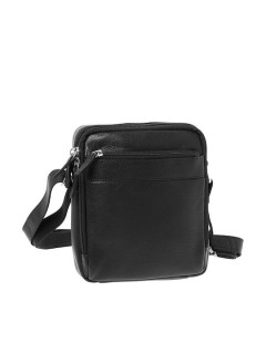 Lavor 1-0060 Δερμάτινη Ανδρική Τσάντα Ώμου / Χιαστί Μαύρη