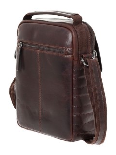 Lavor 1-53 Δερμάτινη Ανδρική Τσάντα Ώμου / Χιαστί Καφέ