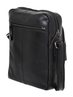 Lavor 1-0055 Δερμάτινη Ανδρική Τσάντα Ώμου / Χιαστί Μαύρη