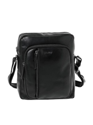 Lavor 1-0055 Δερμάτινη Ανδρική Τσάντα Ώμου / Χιαστί Μαύρη