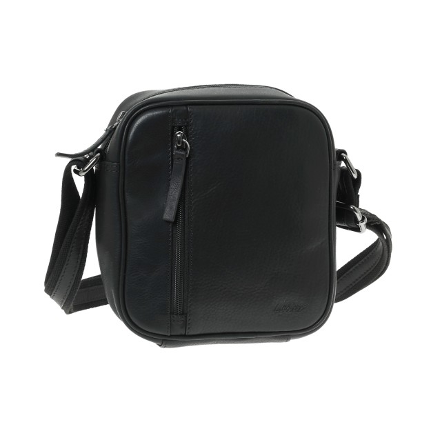 Lavor 1-0064 Δερμάτινη Ανδρική Τσάντα Ώμου / Χιαστί Μαύρη
