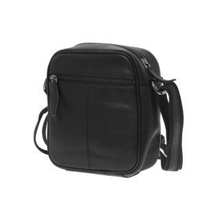 Lavor 1-0064 Δερμάτινη Ανδρική Τσάντα Ώμου / Χιαστί Μαύρη