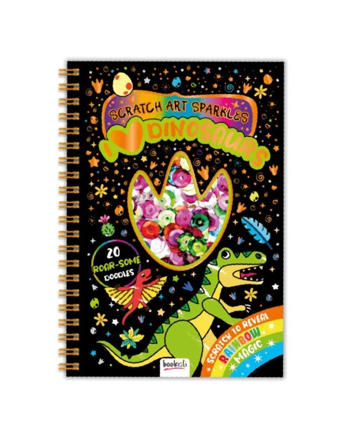 SCRATCH ART SPARKLES: I LOVE DINOSAURS