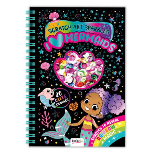 SCRATCH ART SPARKLES: I LOVE MERMAIDS