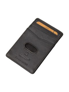 Lavor 1-3772 Δερμάτινο Ανδρικό Πορτοφόλι Καρτών με RFID Μαύρο