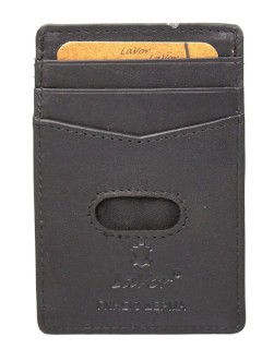 Lavor 1-3772 Δερμάτινο Ανδρικό Πορτοφόλι Καρτών με RFID Μαύρο