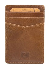 Lavor 1-3772 Δερμάτινο Ανδρικό Πορτοφόλι Καρτών με RFID Cognac