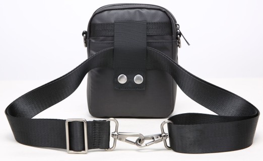 Lavor 1-709 Υφασμάτινη Ανδρική Τσάντα Ώμου σε Μαύρο χρώμα