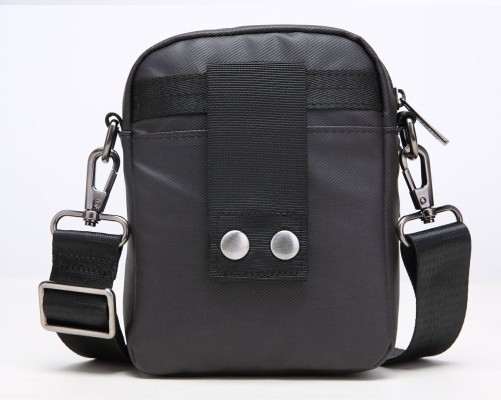 Lavor 1-709 Υφασμάτινη Ανδρική Τσάντα Ώμου σε Μαύρο χρώμα