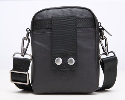 Lavor 1-709 Υφασμάτινη Ανδρική Τσάντα Ώμου σε Μαύρο χρώμα