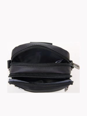 Lavor 1-709 Υφασμάτινη Ανδρική Τσάντα Ώμου σε Μαύρο χρώμα