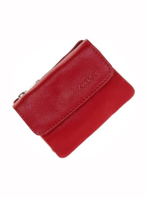 Lavor 1-3739 Μικρό Δερμάτινο Γυναικείο Πορτοφόλι με RFID Κόκκινο