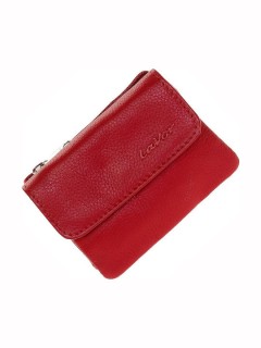Lavor 1-3739 Μικρό Δερμάτινο Γυναικείο Πορτοφόλι με RFID Κόκκινο
