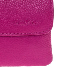 Lavor 1-3739 Μικρό Δερμάτινο Γυναικείο Πορτοφόλι με RFID Φούξια