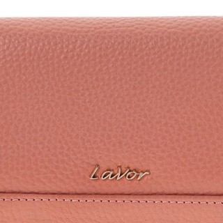 Lavor 1-6154 Μεγάλο Δερμάτινο Γυναικείο Πορτοφόλι με RFID Ροζ