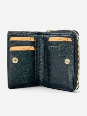 Lavor 1-6081 Μικρό Δερμάτινο Γυναικείο Πορτοφόλι με RFID Μαύρο