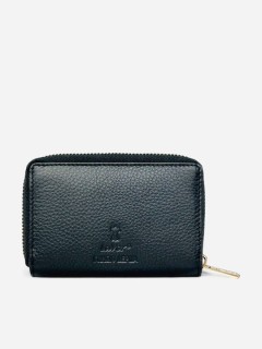 Lavor 1-6081 Μικρό Δερμάτινο Γυναικείο Πορτοφόλι με RFID Μαύρο