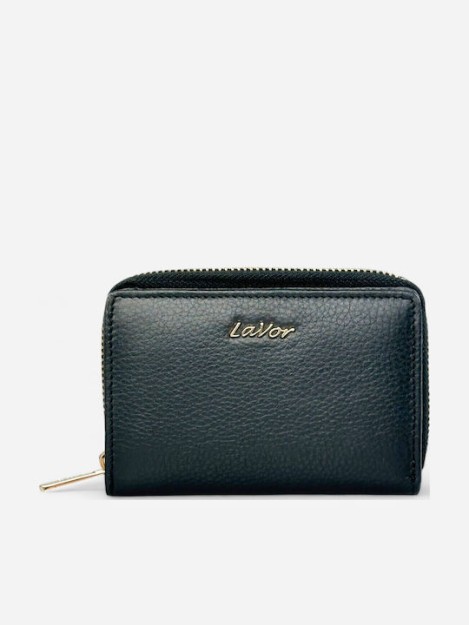 Lavor 1-6081 Μικρό Δερμάτινο Γυναικείο Πορτοφόλι με RFID Μαύρο