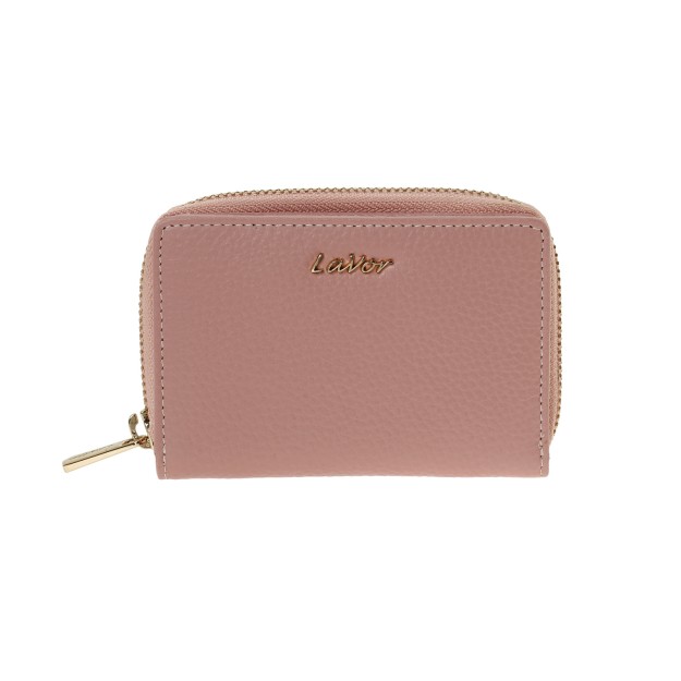 Lavor 1-6081 Μικρό Δερμάτινο Γυναικείο Πορτοφόλι με RFID Pink