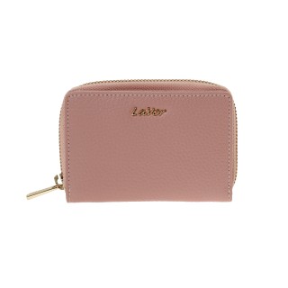 Lavor 1-6081 Μικρό Δερμάτινο Γυναικείο Πορτοφόλι με RFID Pink