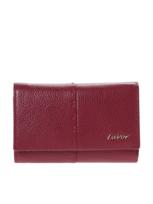 Lavor 1-6096 Μεγάλο Δερμάτινο Γυναικείο Πορτοφόλι με RFID Κόκκινο