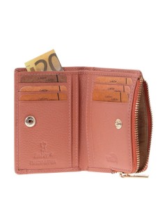 Lavor 1-6097 Δερμάτινο Γυναικείο Πορτοφόλι με RFID Ροζ