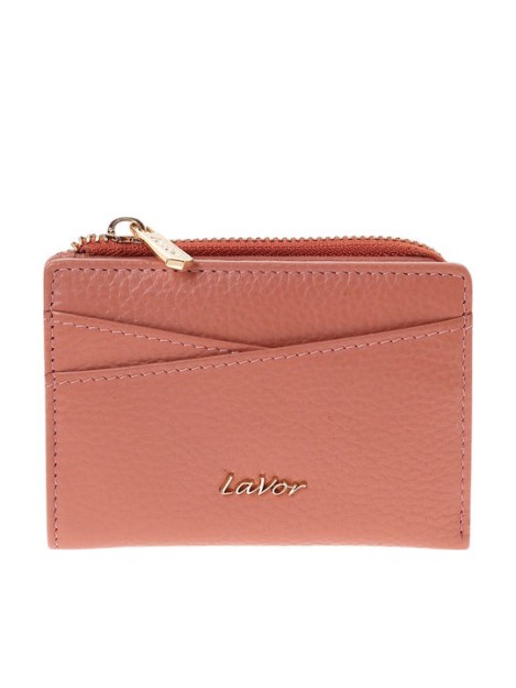 Lavor 1-6097 Δερμάτινο Γυναικείο Πορτοφόλι με RFID Ροζ