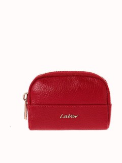 Lavor 1-6098 Μικρό Δερμάτινο Γυναικείο Πορτοφόλι με RFID Κόκκινο