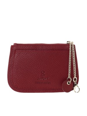 Lavor 1-6069 Μικρό Δερμάτινο Γυναικείο Πορτοφόλι Καρτών με RFID Κόκκινο