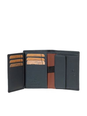 Lavor 1-6087 Δερμάτινο Ανδρικό Πορτοφόλι με RFID Μπλε