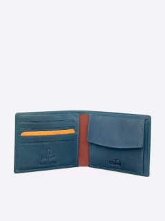 Lavor 1-6152 Δερμάτινο Ανδρικό Πορτοφόλι με RFID Μπλε